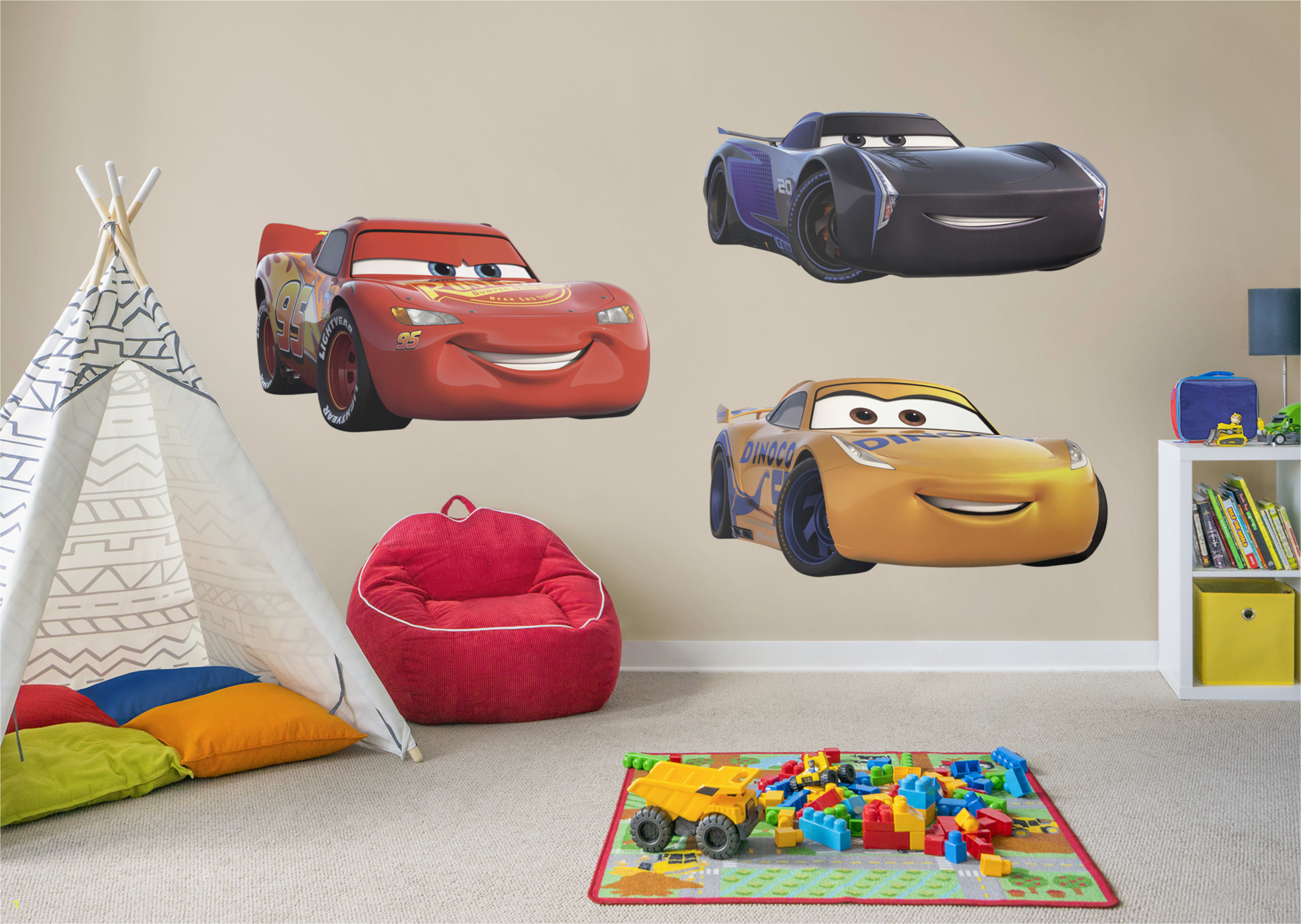 Cars 3 Collection Giant ficially Licensed Disney PIXAR Removable Wall Decals Fathead