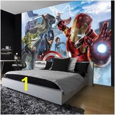 Giant size wallpaper mural for boy s room Marvel paper wallpaper ideas Express and worldwide
