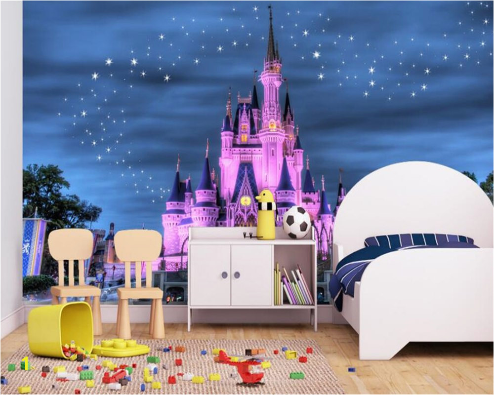 Beibehang Custom Wallpaper Home Decor 3D Mural Fantasy Star Castle Kids Living Room TV couch background walls mural 3d wallpaper in Wallpapers from Home