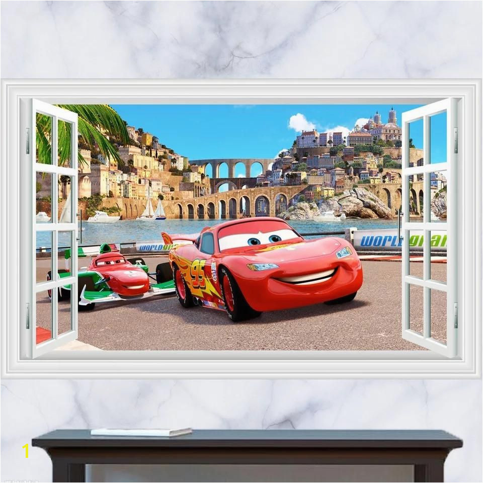 Disney Cars Lightning McQueen Wall Stickers – the treasure thrift