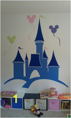 Playroom mural for our little princess