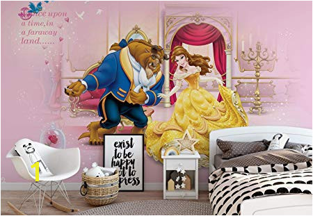 Disney Princesses Beauty Beast Wallpaper Wall Mural EasyInstall Paper Giant Wall