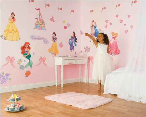 Disney Princess Mural Stickers Disney Princess Wall Decals Princess Room Wall Decals