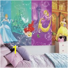 Disney Princess Scenes Wall Mural by RoomMates Decor Giant graphic Removable