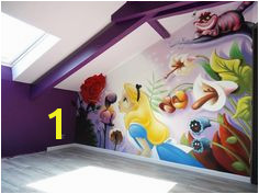 Disney Wall Murals Girl Room Disney Themed Rooms Disney Bedrooms Bedroom Wall