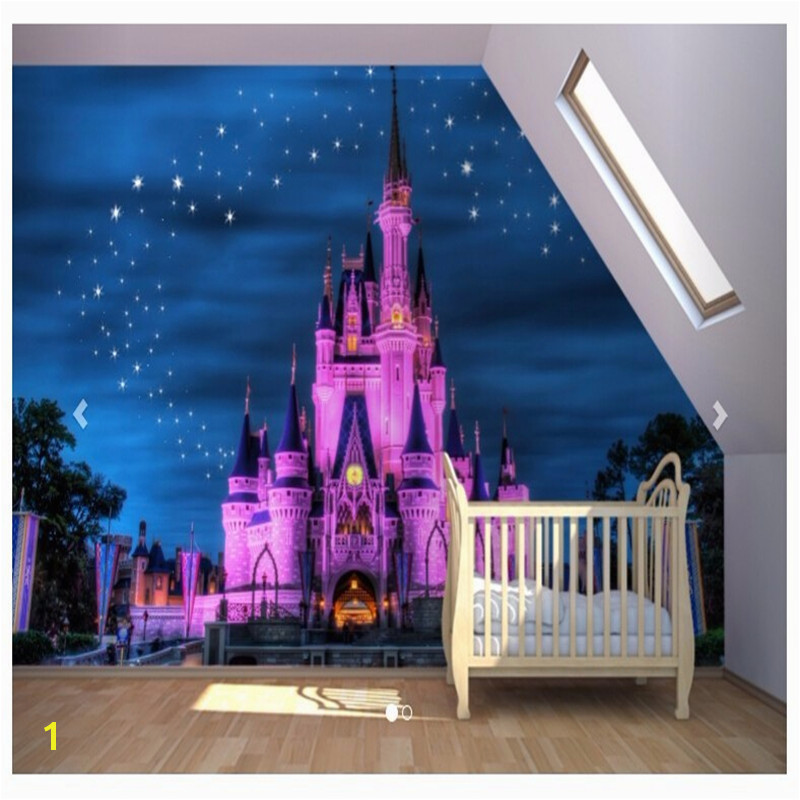 Beibehang Fairy Tale Castle Wallpaper Mural Wall Kids Room Bedroom Background Wallpaper Modern wallpaper for walls 3 d in Wallpapers from Home Improvement