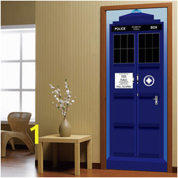 bathroom wall mural decals Coupons New Doctor Who Wall Decal Blue TARDIS Fathead Style