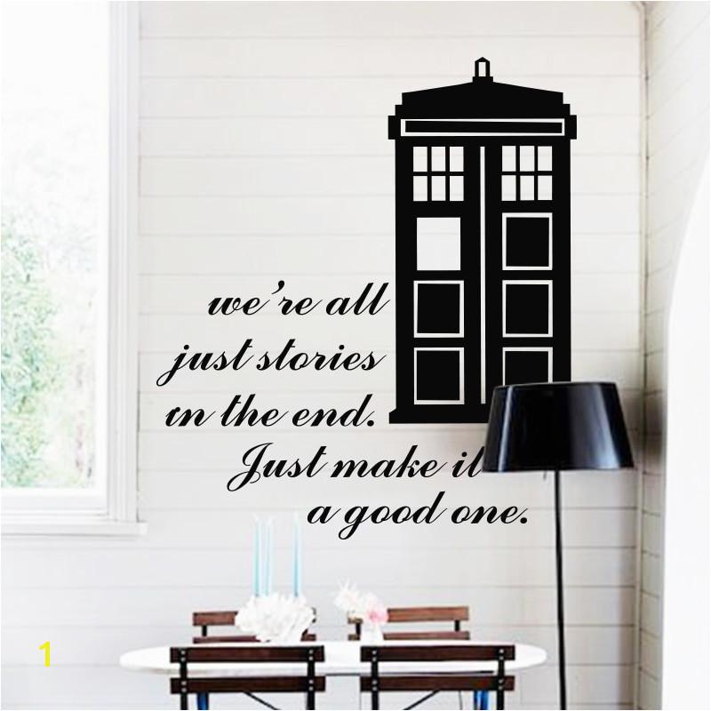 Art design home decoration cheap vinyl popular Doctor who wall sticker removable house decor famous cartoon