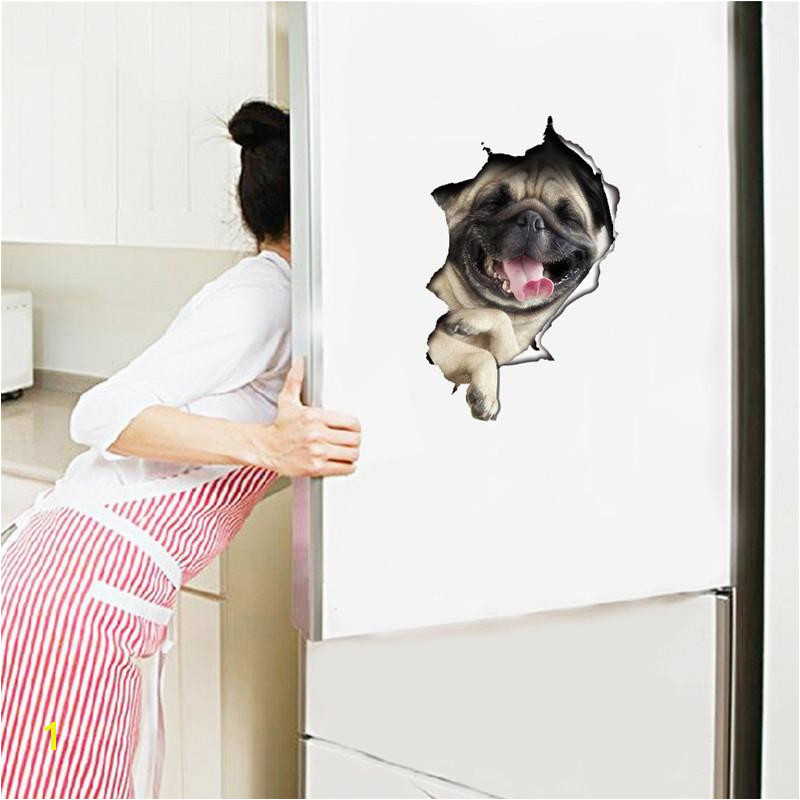 3D Vivid Cats Wall Sticker Dogs Decals