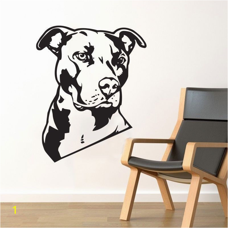 Bulldog Wall Decal Vinyl Sticker Cute Dog Wallpaper Wall ArtDecor Dalmatians Mural Pet