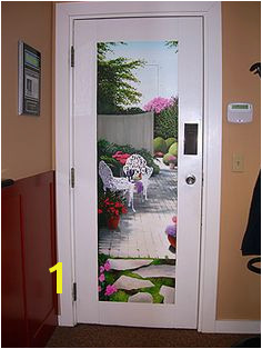 Trompe l oeil Door Mural by The Art of Life