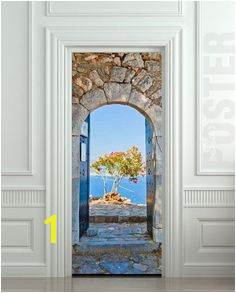 Door STICKER Greek arche decole Unbranded Wall Stickers 3d Removable Wall Stickers Stickers