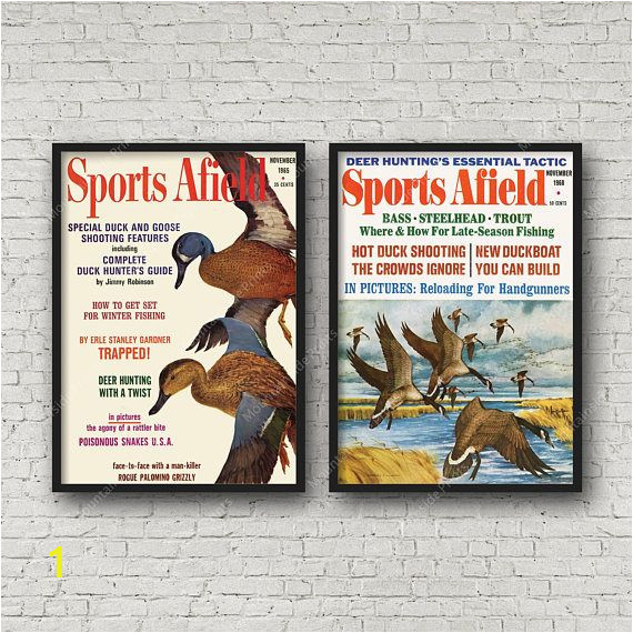 Duck Giclee Prints Set of 2 Duck Prints Wildlife Wall Decor Duck Hunting