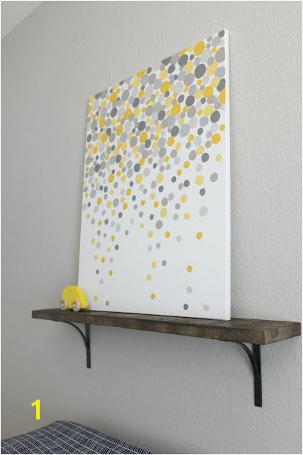 Diy Home Decor Dollar Store The artist used her fingers to paint the circles Can do any colors you want