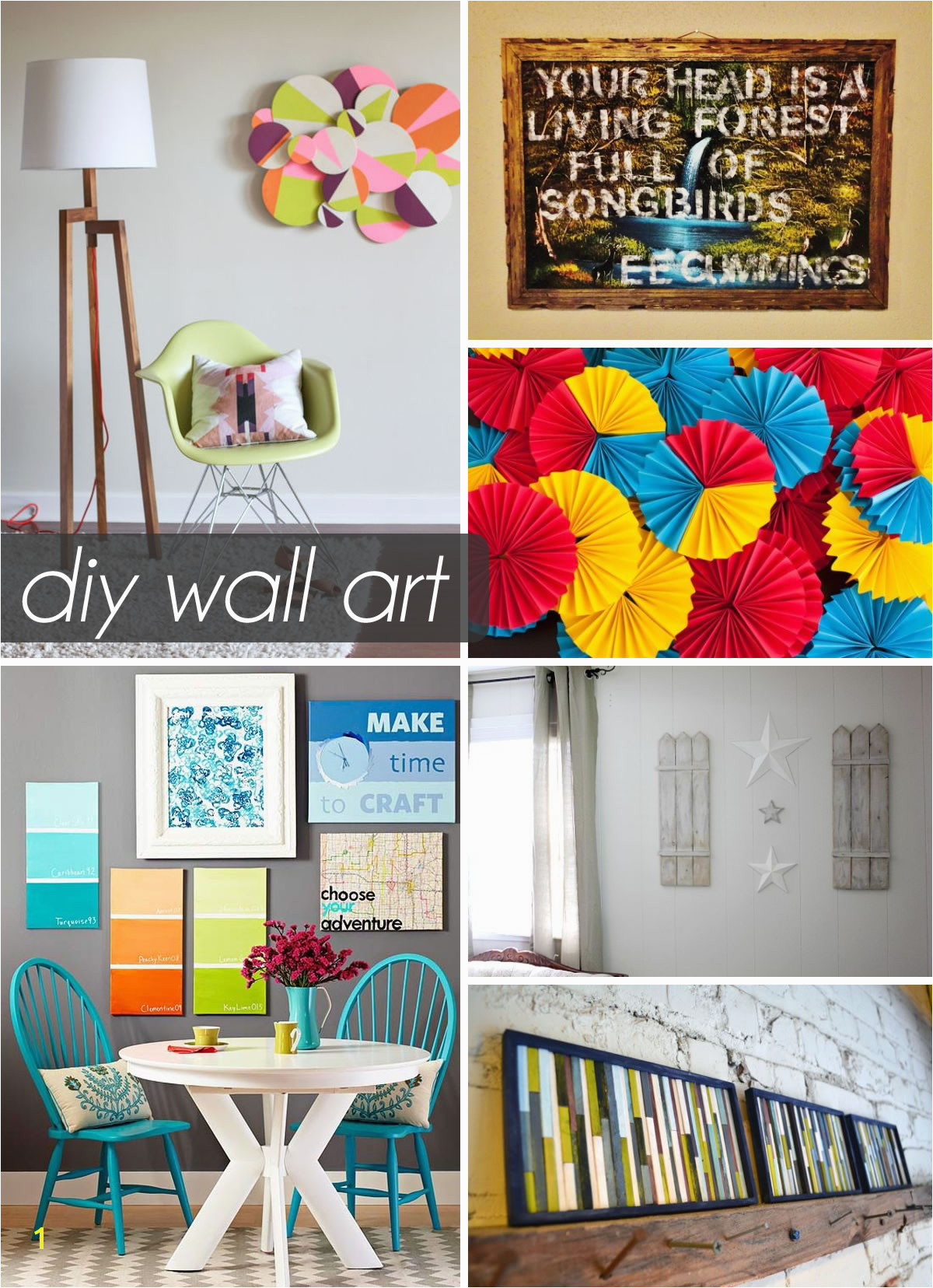 Easy Wall Murals to Paint 50 Beautiful Diy Wall Art Ideas for Your Home