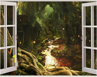 Fairy forest Wall Murals forest Wall Decals