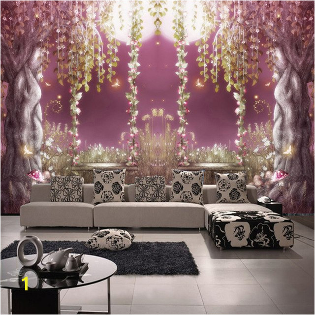 European Style Fairy Tale Forest Romantic Moonlight 3D Mural Wallpaper Living Room TV Sofa Background Wall Decor Papel De Parede