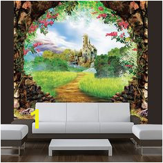 Wall STICKER MURAL castle fairy tale decole film poster by Pulaton $199 99 Fairy Tale Forest