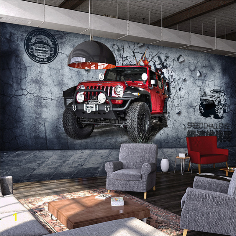 Aliexpress kup Niestandardowe 3D Mural Tapety Rocznika Motocykla Samoch³d Fast And Furious Wall Paper 3 Typ Dla Bar Salon Sofa TÅo tapety od zaufanych