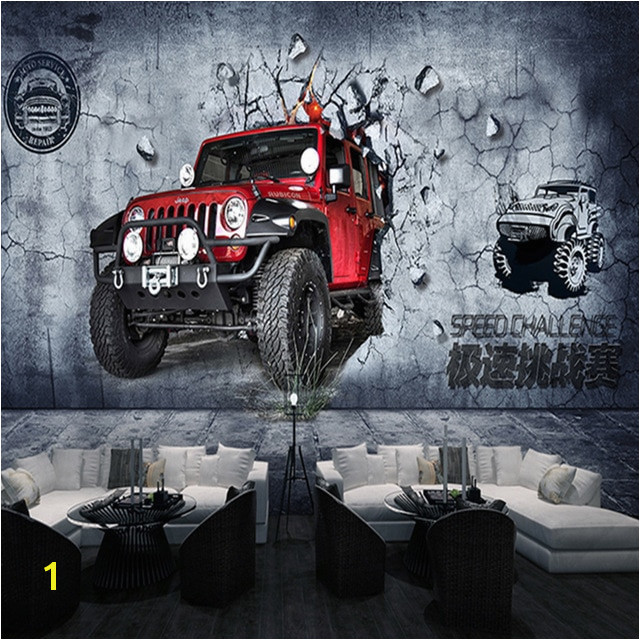 Niestandardowe 3D Mural Tapety Rocznika Motocykla Samoch³d Fast And Furious Wall Paper 3 Typ Dla Bar