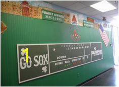 Green Monster Fenway Park Mural for Sullivan Tire Crowley Art Studio