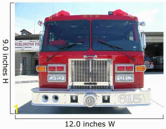 Fire Truck Wall Mural