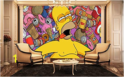 Fire Station Wall Mural Homer Simpson Wall Mural Kids Wall Murals Amazon Kitchen