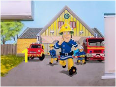 Fireman Sam mural Fireman Sam Thomas The Tank Mural Painting Toy Story