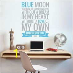 The ficial Home of Football Wall Stickers Manchester City Bedroom Football Gifts