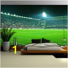 [ Football Stadium Wallpaper Mural Bedrooms Orange Wall ] Best Free Home Design Idea & Inspiration