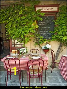 Bistro in Provence France wallpaper mural More French