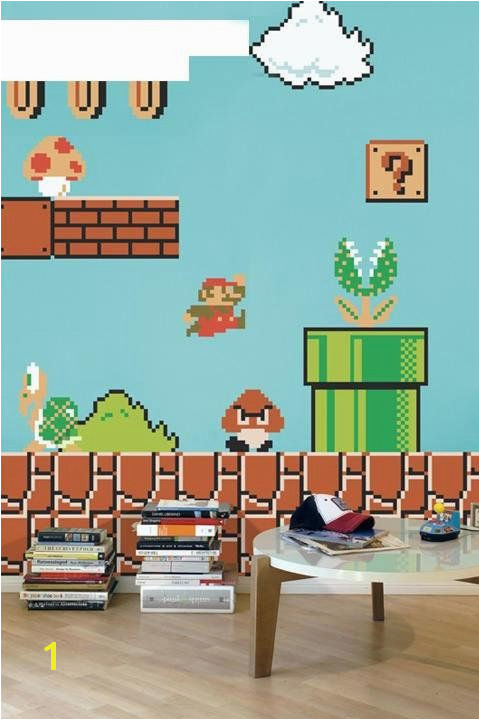 Super Mario Decals Game Room Vintage Nintendo Decals Super Mario Wall Designs