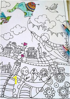 Giant Coloring Murals 43 Best Adult Coloring Book Images