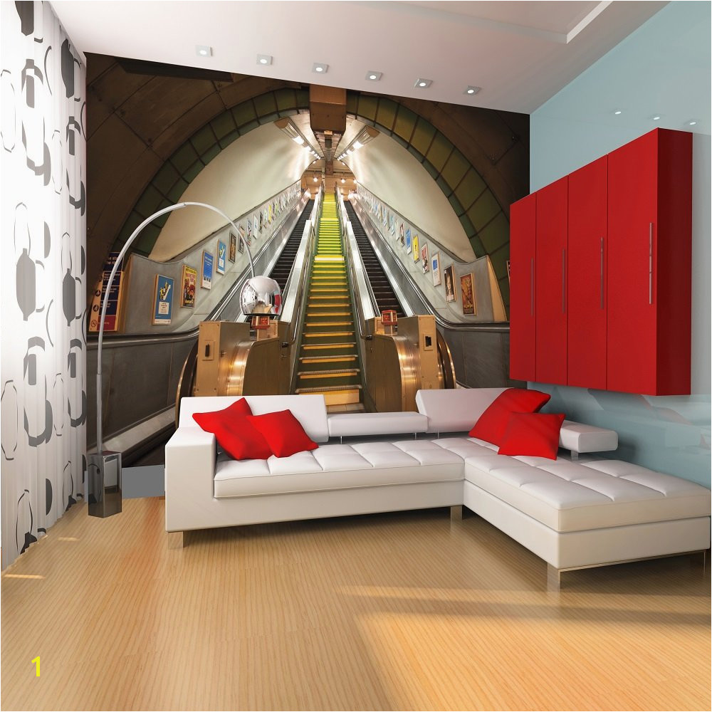 Wall 1 Wall Subway London Underground Giant Wallpaper Mural 1000x1000