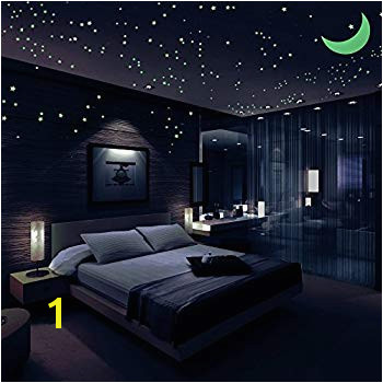 Airbin Glow in The Dark Stars Decals Stickers Pack of 446 408 Stars 1 Moon 36 Meteor Tail and 1 Constellation Guide Luminous Stars Brightest Glowing Stars
