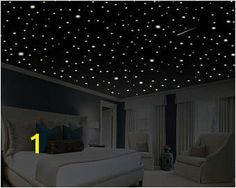 Glow in the Dark Stars Romantic Gifts Romantic Wall Decal Glow Stars Ceiling Stars Removable wall art