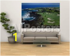 Aerial Francis H Li Brown Golf Course Hawaii USA by Christian Kober Landscapes Wall MuralsWall