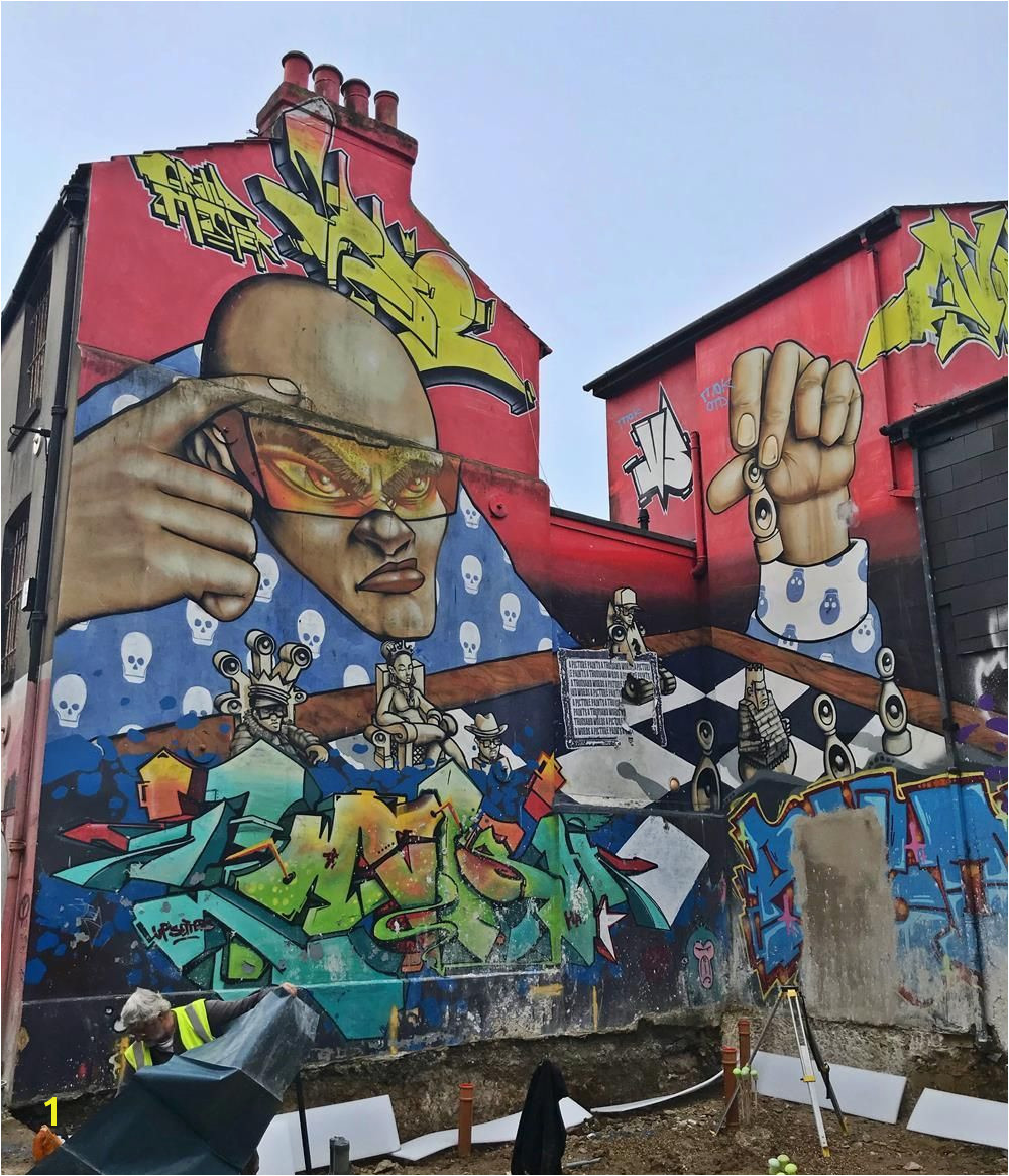 Graffiti Wall Murals Uk Brighton Street Art Mazcan Cosmo Sarson Brokeart and Many More
