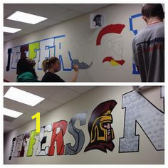 Jefferson High School Sports Mural Hands on DC High School Classroom High School Counseling