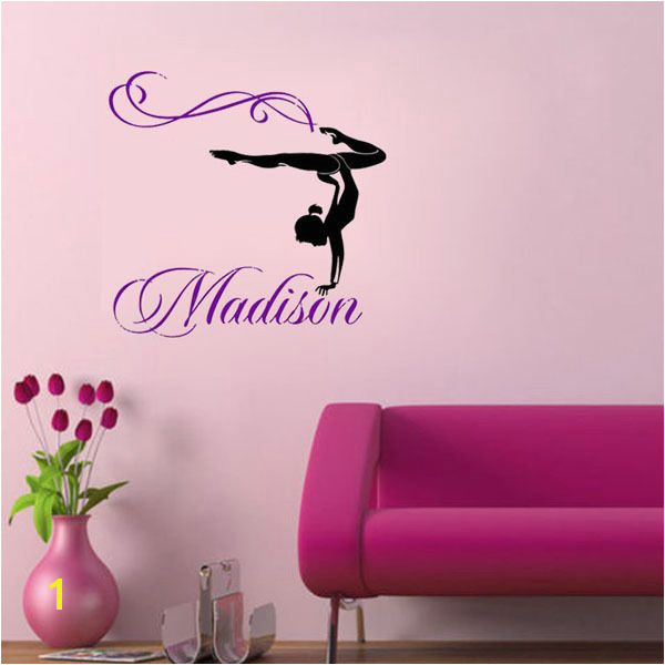 Gymnastics Wallpaper Gymnastics Bedroom Nursery Wall Decals Wall Murals Girl Wallpaper