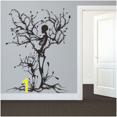 Details about Halloween Skeleton Wall Decal Removable Vinyl Tree of Life Room Mural Art Decor