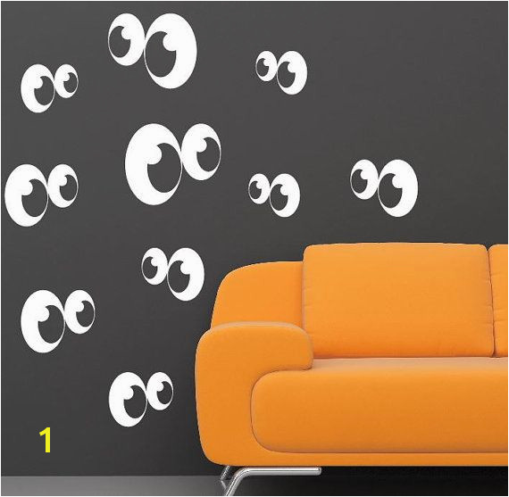 Halloween Ghost Eyes Wall Decals these would be perfect for a painted room or even a white room after applying glow in the dark paint to them