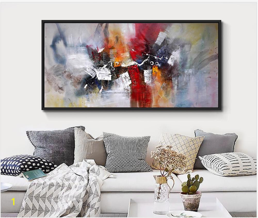 2017 hand painted large size Abstract wall art canvas mural paintings pictures canvas picture for living room wall decor Yesterday s price US $29 90