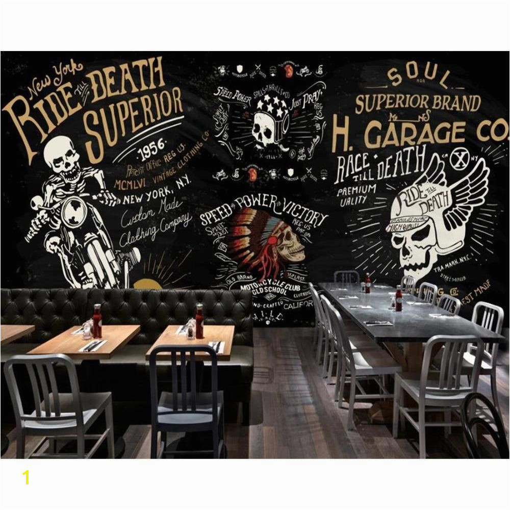 3D Skull Rider Wallpaper Mural – Skullflow