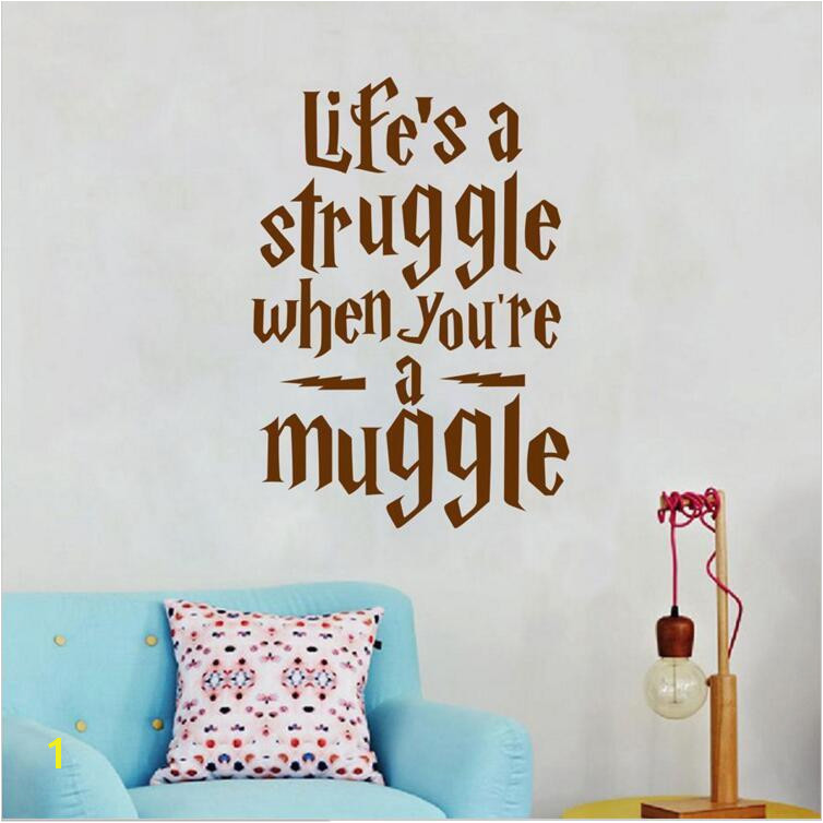 Harry Potter Wall Decals Vinyl Life Quotes Wall Art Decals For Living Room Bedroom Home Decor Motivation Wall Sticker Stickers The Wall Decoration