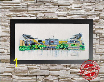 Heinz Field Wall Mural Steelers Wall Art