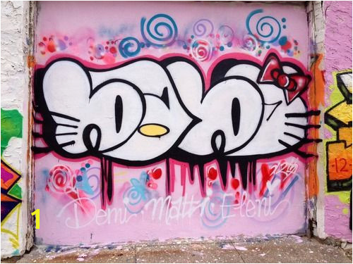 Hello Kitty Wall Murals Hello Kitty Hello Kitty Graffiti In West Philadelphia Image is