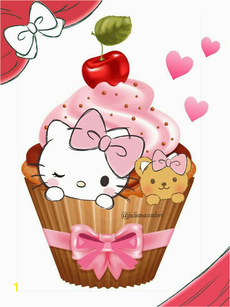Hello Kitty Wall Murals Pin by Ayuni On Cupcake Art Pinterest