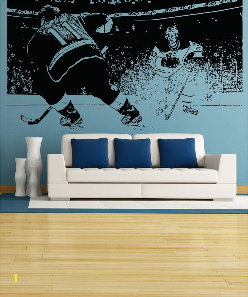 Vinyl Wall Decal Sticker Hockey Game 5088 Hockey Bedroom Kids Room Wall Stickers