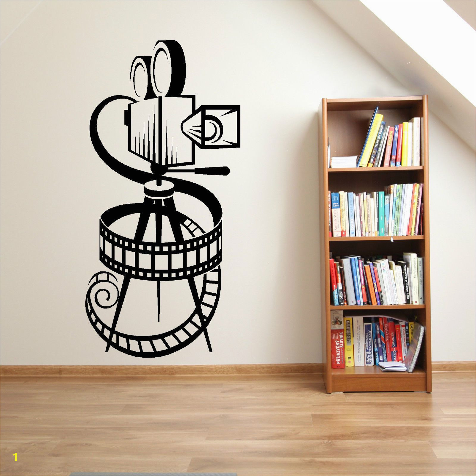 HWHD OS1693 MOVIE CAMERA FILM REEL HOME CINEMA VINTAGE THEATRE Vinyl Wall art sticker decal free shipping Yesterday s price US $12 90 10 57 EUR